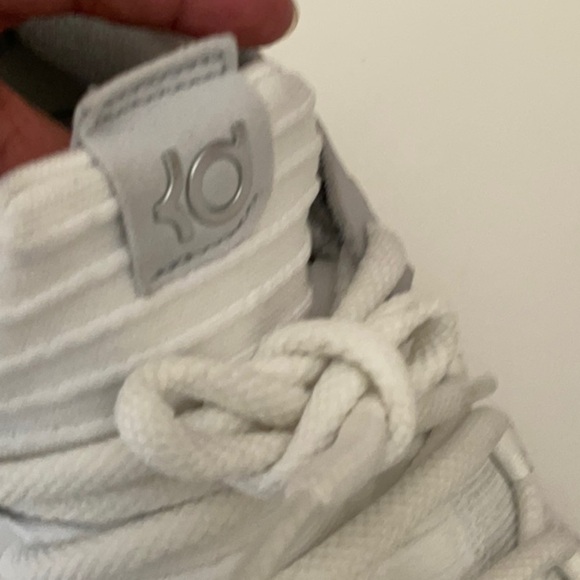 Nike Zoom Kevin Durant Sneakers in White Size 6.5Y - Picture 5 of 12